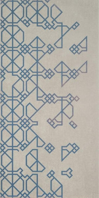 Декор Sartoria Geometria A Blu 50x100 Petracer`s матовый керамический SA G A BLU