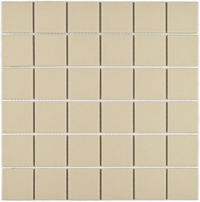 Мозаика Bonaparte Альба Бежевый / Alba Beige керамика 30.3х30.3 см матовая чип 48х48 мм бежевый