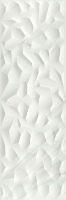 Настенная плитка Space ректификат белая глина 40x120 сатинированная керамическая