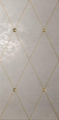 Декор Rhomb. Fregio+Swarovsky Oro Perla 50x100 Petracer`s Ad maiora матовый керамический AM SW RHOMB 03-10