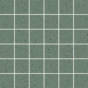 Мозаика Vives Mosaico Micra Indigo керамогранит 30х30 см матовая зеленый 35254