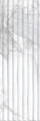 Настенная плитка Haute White Decor Sp 33.3x100 матовая керамическая