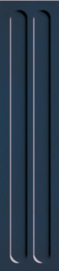 Настенная плитка Monpelli Navy Сegiełka Struktura C Połysk 6,5x29,8 g1 Paradyz Ceramika глянцевая, рельефная (структурированная) керамическая SS--065X298-1-MONP.NVC--P