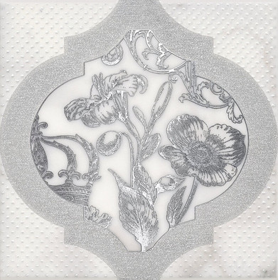 Декор HGD/A263/17051 Фрагонар Белый 15x15 Kerama Marazzi глянцевый керамический фото Декор HGD/A263/17051 Фрагонар Белый 15x15 Kerama Marazzi глянцевый керамический