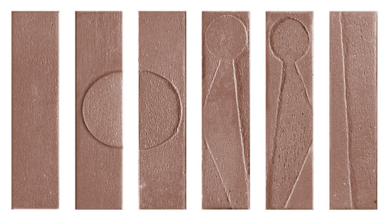 Керамогранит Koine' Alphabet Ossido 4.5х18.6 Settecento матовый настенная плитка 118623