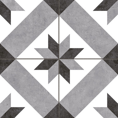 Керамогранит Nero Pre-cut 45x45 Etili Seramik матовый напольный