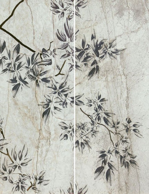 Панно Dec Autumn Ivory A Nplus 89x118,2 полированное керамогранит