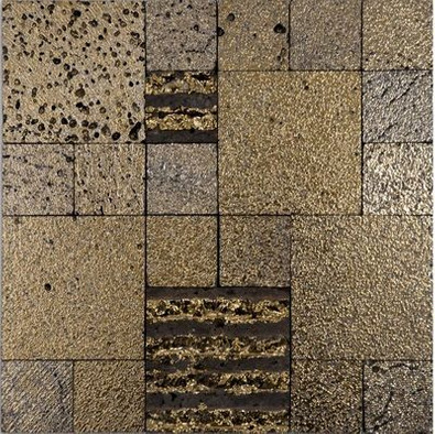 Мозаика Lava Gold каменная 30x30