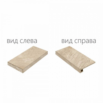 Ступень угловая Rope X2 Scal. 33x60 ang. sx /Роуп Х2 33x60 лев. керамогранит