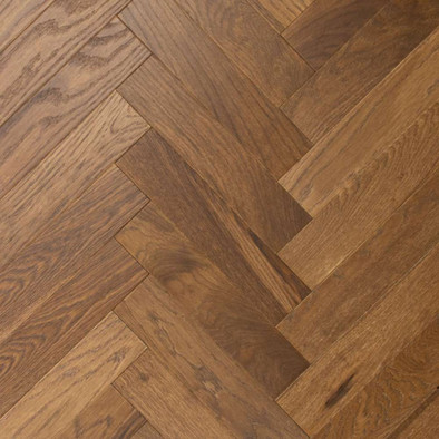 Паркетная доска Lab Arte Английская елка Дуб Рустик Табак лак 500х150х14/3