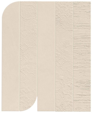 Мозаика Boost Natural Kaolin Mosaico Piano Mix 40.5х50 см керамика Atlas Concorde Italy матовая, бежевый AHHH