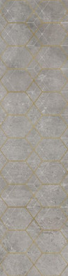 Декор Gres Softcement Silver Poler Decor Geo 119.7x29.7 Cerrad керамогранит полированный