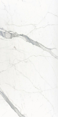 Керамогранит Ultra Marmi Bianco Statuario Block B Luc Shiny 150x300 Ariostea полированный универсальная плитка UM6L300583B