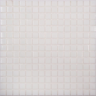Мозаика AP02 Белый (бумага) стекло 32.7х32.7 см глянцевая чип 20х20 мм