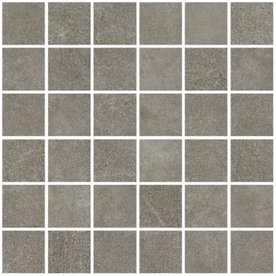 Мозаика Living Ceramics Floss Mosaic Smoky Anti-Slip 30x30 керамогранит чип 55х55 мм, серый LV11429