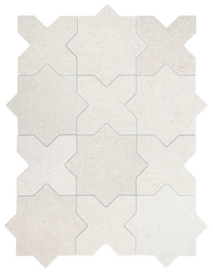 Керамогранит Elda Cross White 12x12 Equipe матовый универсальная плитка 32730