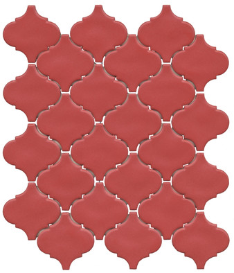 Настенная плитка KM2630M0061N Арабески Марокко Красный матовый 26x30x0,7 Kerama Marazzi керамическая