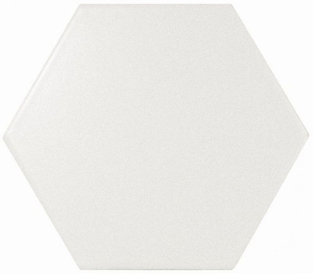 Настенная плитка Hexagon White Matt керамическая фото Настенная плитка Hexagon White Matt керамическая