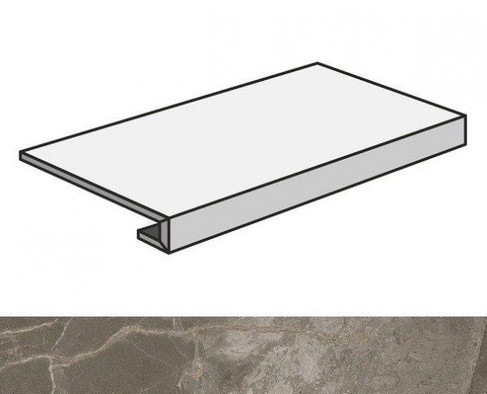 Ступень фронтальная Allure Grey Beauty Scal.80 Lap/Аллюр Грей Бьюти 80 Шлиф 33x80 лаппатированная керамогранит фото Ступень фронтальная Allure Grey Beauty Scal.80 Lap/Аллюр Грей Бьюти 80 Шлиф 33x80 лаппатированная керамогранит