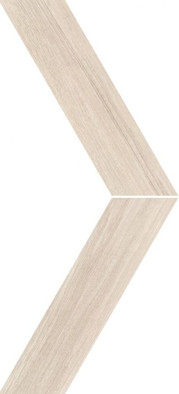 Керамогранит White Chevron 11x54 напольный матовый