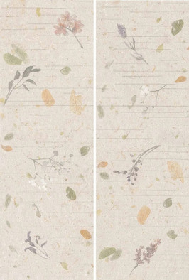 Панно Botanical Decor Natural (Set 2 pzs 30х90) Rect. 60х90 Ibero матовая керамическое R0002489