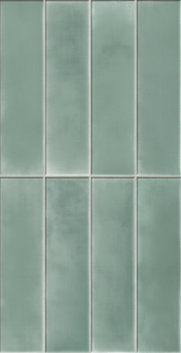 Декор Rinascente Fusion Aquamarina Brick Aurea 7.5х30 Atlas Concorde керамогранит матовый 600010002453