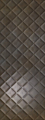 Настенная плитка Metallic Chess Carbon ret керамическая
