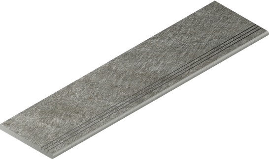 Ступень фронтальная Magma Fog Gradino Round Grip 30x120 керамогранит структурированная Italon x2 620040000239