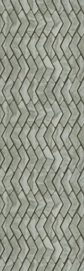 Мозаика HB.OL.IV.NT 295х288х6 Arch Skin матовая, зеленый