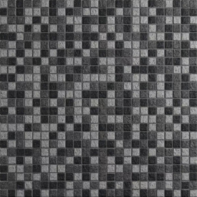 Мозаика Mix Lapis 1 керамогранит 30х30 см Appiani противоскользящая чип 12х12 мм, серый, черный XLAP 401