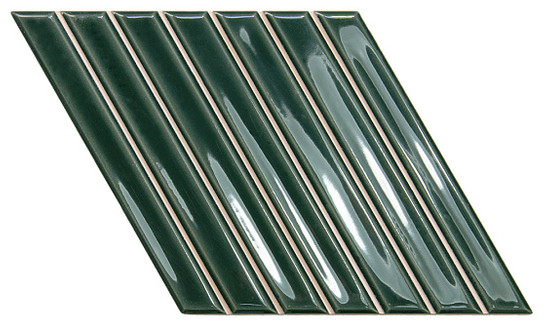 Настенная плитка Spike Bars A Royal Green 15х25.9 Wow глянцевая керамическая 135016