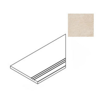 Ступень угловая Forte Dei Marmi Rock Siberian Ivory Gradino Lineare Ang. Dx 30x60 керамогранит матовая Atlas Concorde 620040000210