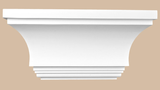 Капитель к пилястре 92824-3 Decomaster (515х160х250 мм)