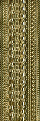 Бордюр 61 Emil Grais (Золото) 9х29,5 Eurotile Ceramica глянцевый керамический