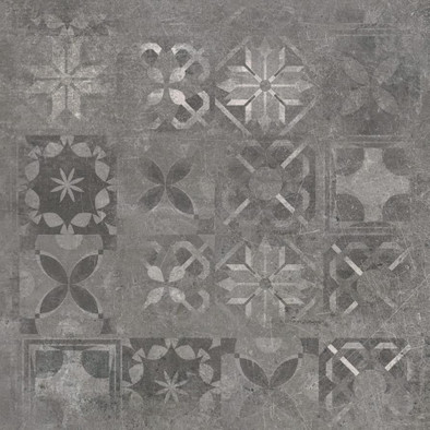 Декор Gres Softcement Graphite Decor Patchwork Rect. 59.7x59.7x8 Cerrad керамогранит матовый