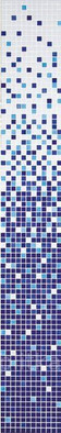 Мозаика Degradados Iris-6 № 803/800/508/501/103 (на сетке)