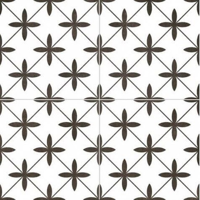 Напольная плитка Chic Poole White 45x45 матовая керамическая