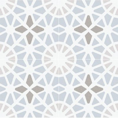 Напольная плитка Adele Light Blue 45x45 см Dual Gres DG_AD_LI_BL матовая керамическая