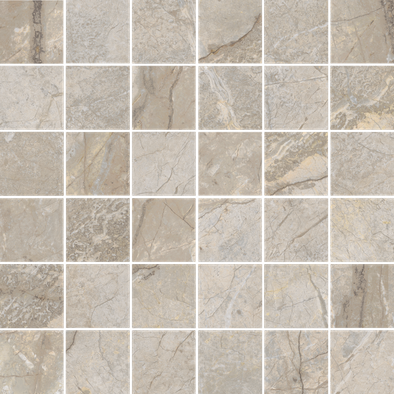 Мозаика Stellaris Elegant Silver Mosaico керамогранит 30х30 см Italon матовая, серый 610110001139