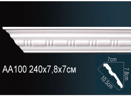 Перфект Карниз потолочный с рисунком AA100F