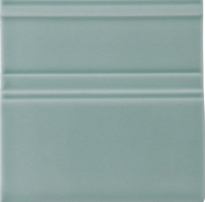 Плинтус Rodapie Clasico Sea Green 15x15 глянцевый керамический
