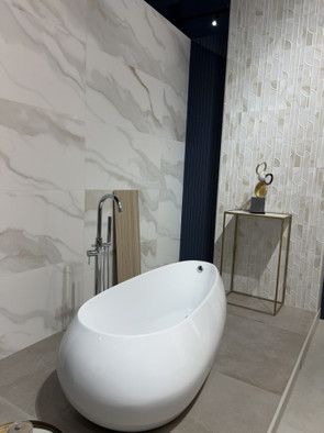 Настенная плитка Aqua Bianco Matt 30х90 Azulev матовая керамическая 76699
