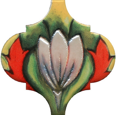 Декор OS/A311/65000 Арабески Тоскана 10 Глянцевый 6.5x6.5 Kerama Marazzi  глянцевый керамический