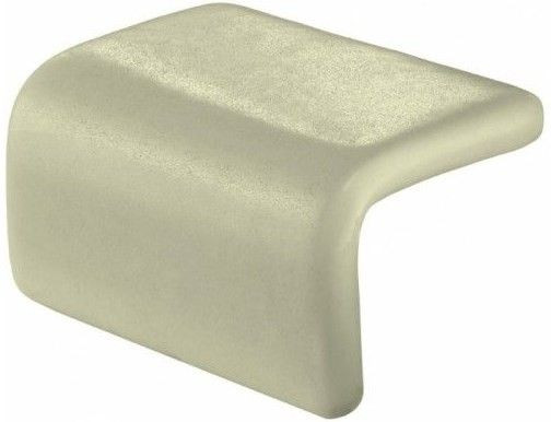 Мозаика Ezarri Corner Fosfo Safe стекло 3х5х2.5 см матовая, антислип чип 50х50 мм, бежевый