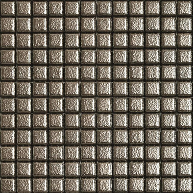 Мозаика Metallica Pirite керамика 30х30 см Appiani глянцевая чип 25х25 мм, коричневый MTL 7005