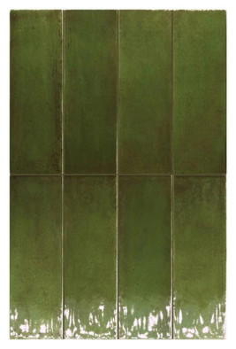 Керамогранит Fango Green Gloss 5x15 Equipe глянцевый настенный 30675