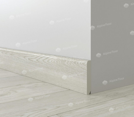 Alpine Floor плинтус SK 13-4 Дуб Арктик 80х12.5х2200 ламинированный spc фото Alpine Floor плинтус SK 13-4 Дуб Арктик 80х12.5х2200 ламинированный spc