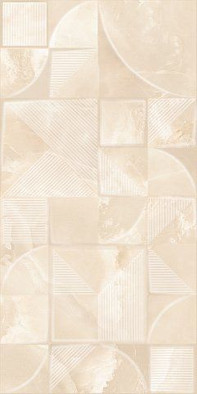 Настенная плитка Opale Beige Struttura Azori 31.5x63 глянцевая, рельефная (структурированная) керамическая 509051101