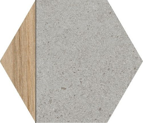 Керамогранит Hexagono Ligard Gris 23x26,6 универсальный матовый