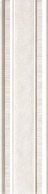 Бордюр Indiga White 10х40 Durstone 00000038590 матовый керамический